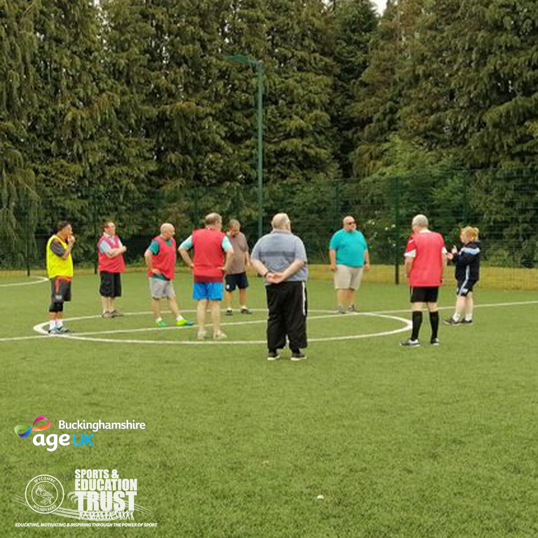 WALKING FOOTBALL WITH AGE UK KICKS OFF